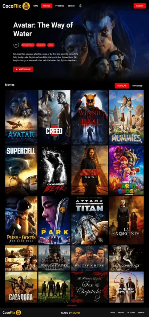 cocoflix movies and webseries